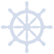 Icon of a boat wheel